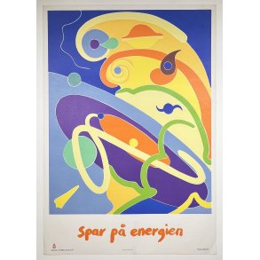 Original Plakat- Tom Krjer, Spar P Energien