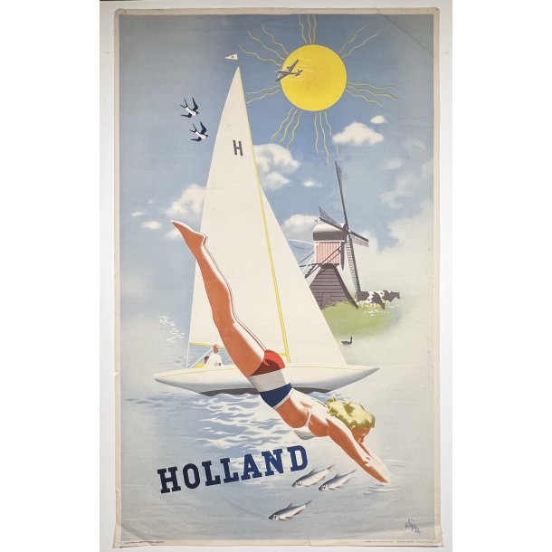 Original Reklameplakat - Holland