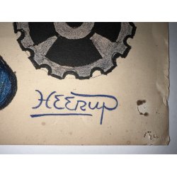 Original Heerup Plakat - Brnderslev, Vendsyssels Hjerte 