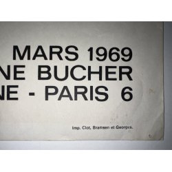 Original Plakat - Asger Jorn, Galerie Jeanne Bucher