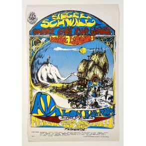 Original Vintage Koncert Plakat - Siegel-Schwall, Avalon Ballroom 1968
