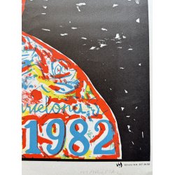 Original Vintage Plakat - Carnaval, Barcelona 1982