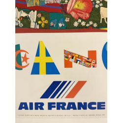 Original Vintage Plakat - Vacances, Air France
