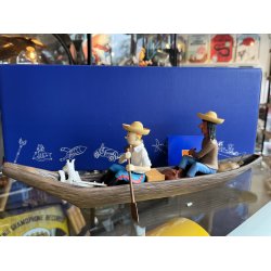 Tintin Med Terry Og Caraco I Kano - Figur Fra 2014