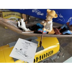 Tintin Med Terry Og Caraco I Kano - Figur Fra 2014