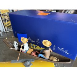 Tintin Med Terry Og Caraco I Kano - Figur Fra 2014