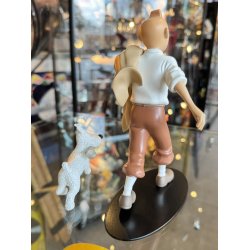 Tintin Med Terry "Globe Trotter" 20cm Figur - Fra 2004