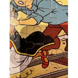 Originalt Tintin Puslespil Fra 1977