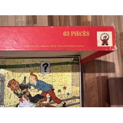 Originalt Tintin Puslespil Fra 1977