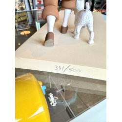 Tintin Med Terry Og Fugl Figur - Le Rouge-George - Fra 2013