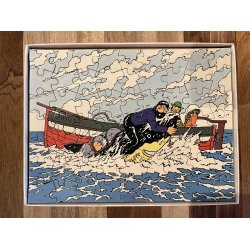 Originalt Tintin Puslespil Fra 1977