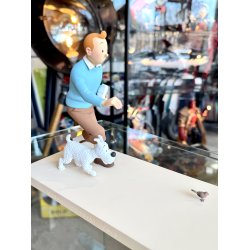 Tintin Med Terry Og Fugl Figur - Le Rouge-George - Fra 2013