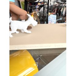 Tintin Med Terry Og Fugl Figur - Le Rouge-George - Fra 2013