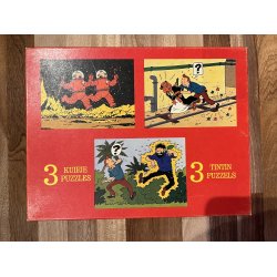 Originalt Tintin Puslespil Fra 1977