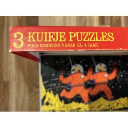 Originalt Tintin Puslespil Fra 1977