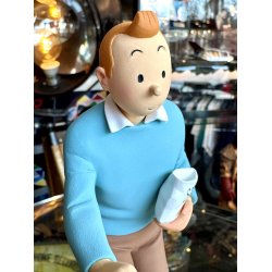 Tintin Med Terry Og Fugl Figur - Le Rouge-George - Fra 2013