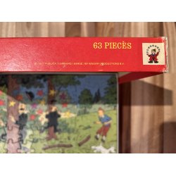 Originalt Tintin Puslespil Fra 1977