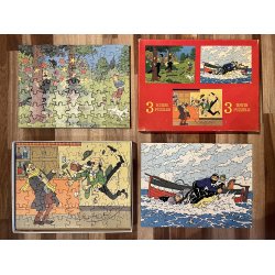 Originalt Tintin Puslespil Fra 1977