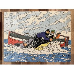 Originalt Tintin Puslespil Fra 1977