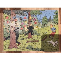 Originalt Tintin Puslespil Fra 1977