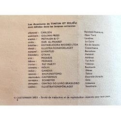 Original Herg Tegning og Signatur Med Dedikation