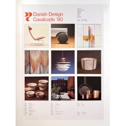 Original Vintage Plakat - Danish Design Cavalcade 80