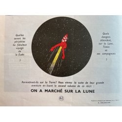 Original Herg Tegning og Signatur Med Dedikation