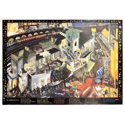 Original Vintage Plakat - Oh Kbenhavn, Erik Hagens 1979