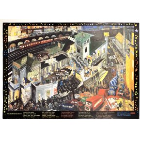 Original Vintage Plakat - Oh Kbenhavn, Erik Hagens 1979