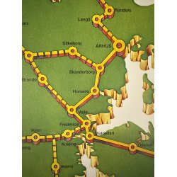 Original Vintage Plakat - DSB - Danmarks Intercity Net