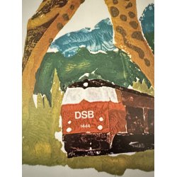 Original Vintage Plakat - DSB Rejsebureauer