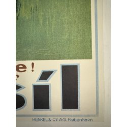 Original Vintage Plakat - Se min Kjole! Saaledes vasker Persil