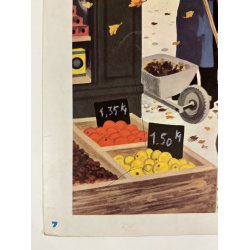 Original Vintage Plakat - Fransk Dobbeltsidet Planche 1967