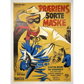 Prriens Sorte Maske - The Lone Ranger 