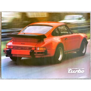 Original Vintage Plakat - Porsche 911 Turbo (930)
