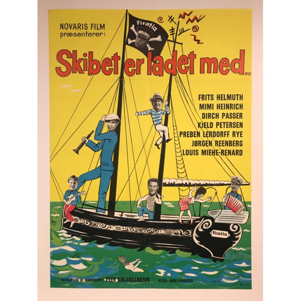 Skibet er ladet med...