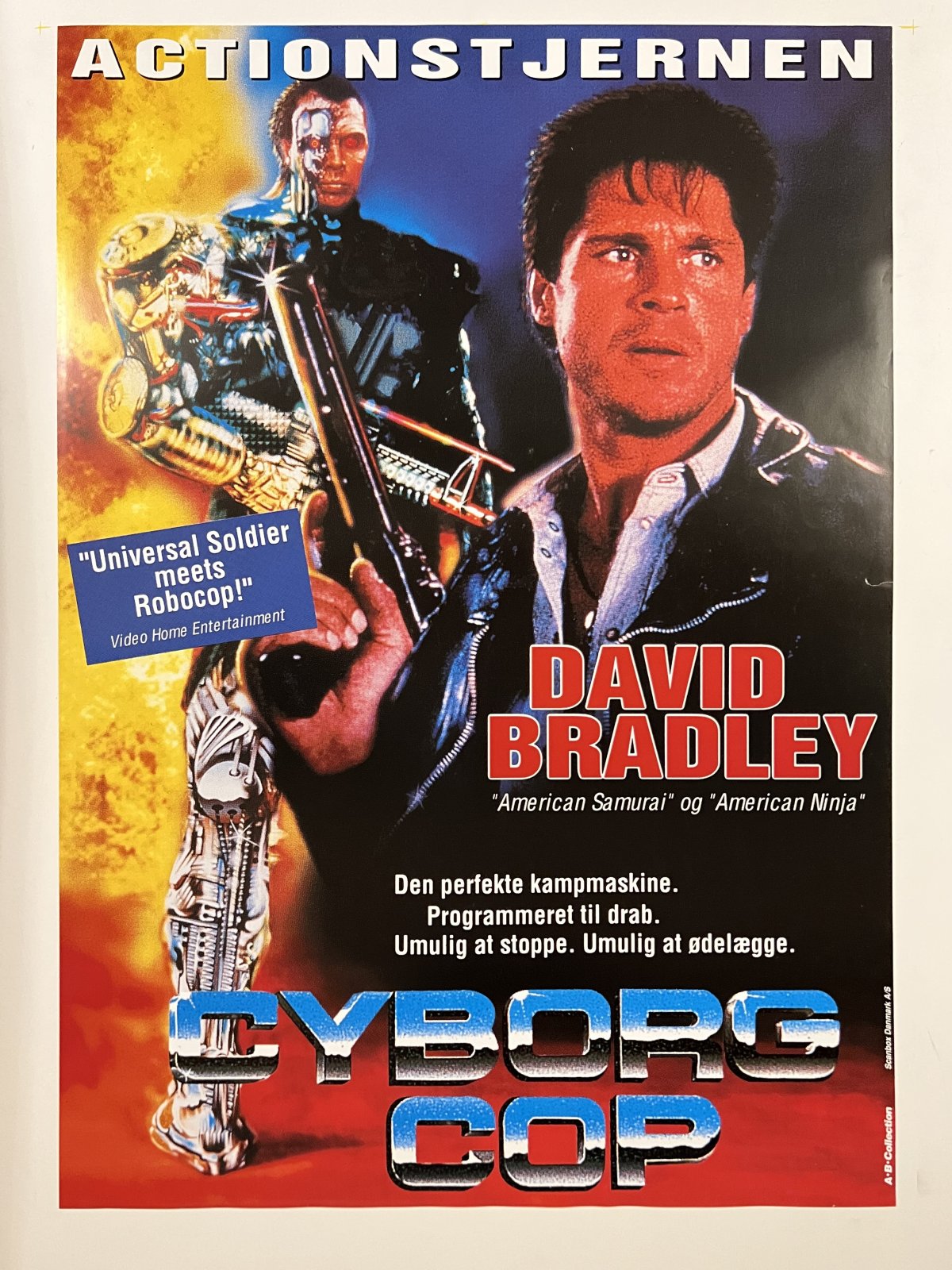 Cyborg Cop - 90'erne - Tintin & FilmPlakaten