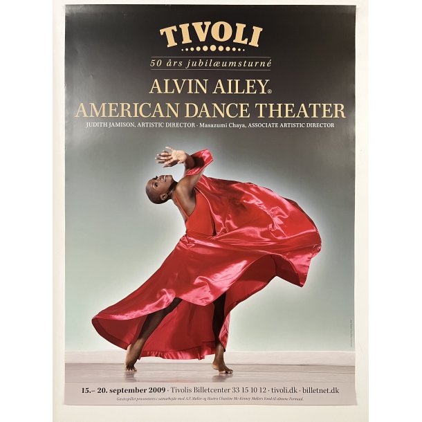 Original Plakat - Tivoli, Alvin Ailey American Dance Theater