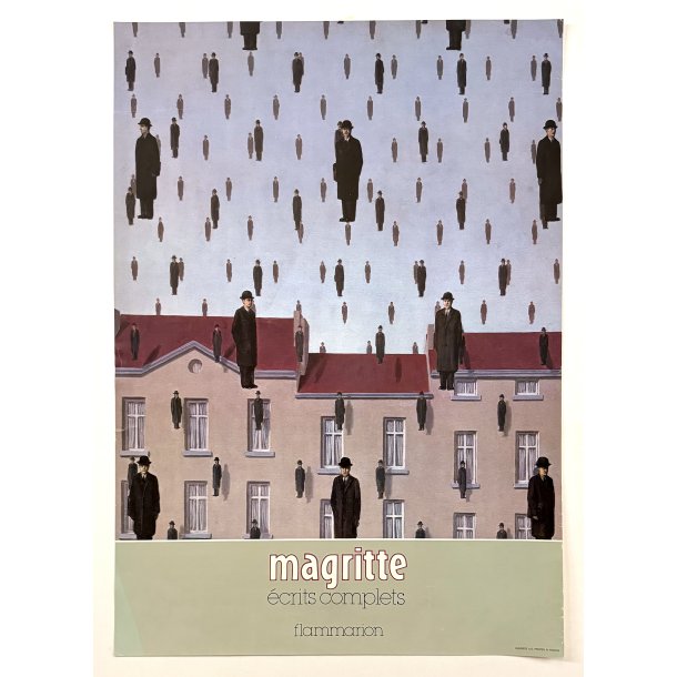 Vintage Plakat - Magritte crits Complets, Flammarion