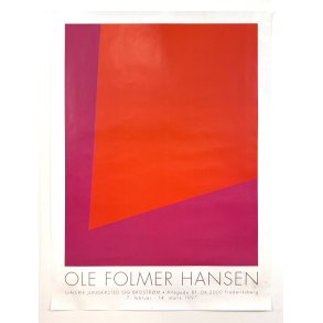 Original Vintage Plakat - Ole Folmer Hansen 1997