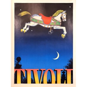 Original Vintage Plakat - Tivoli, Bo Benfils 1982