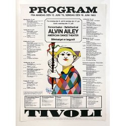 Original Plakat - Tivoli Program 1983