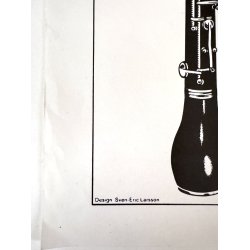 Original vintage plakat - Instrumenterne i orkestret: Tr�bl�seinstrumenter - 1965