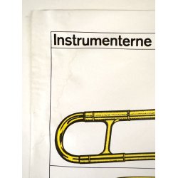 Original Vintage Plakat - Instrumenterne i orkestret: Messingbl�seinstrumenter - 1965