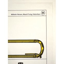 Original Vintage Plakat - Instrumenterne i orkestret: Messingbl�seinstrumenter - 1965