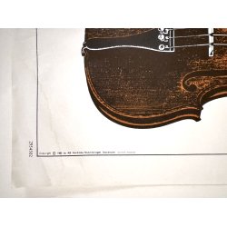 Original Vintage Plakat - Instrumenterne i orkestret: Strygeinstrumenter - 1965