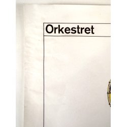 Original Vintage Plakat - Orkestret - Sven-Erik Larsson 1965