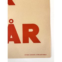 Original Vintage Plakat - Rottekampagne (Ca 1960'erne)