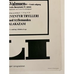Original Plakat - Tivoli Program 1983