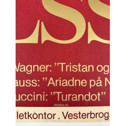 Original Vintage Plakat - Fdselsdagskoncert, Tivoli Koncertsalen